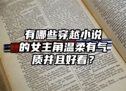 有哪些穿越小说的女主角温柔有气质并且好看？