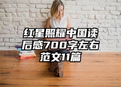 红星照耀中国读后感700字左右范文11篇